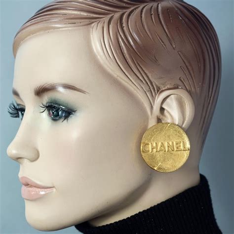 chanel earring backs|chanel earrings spelled out price.